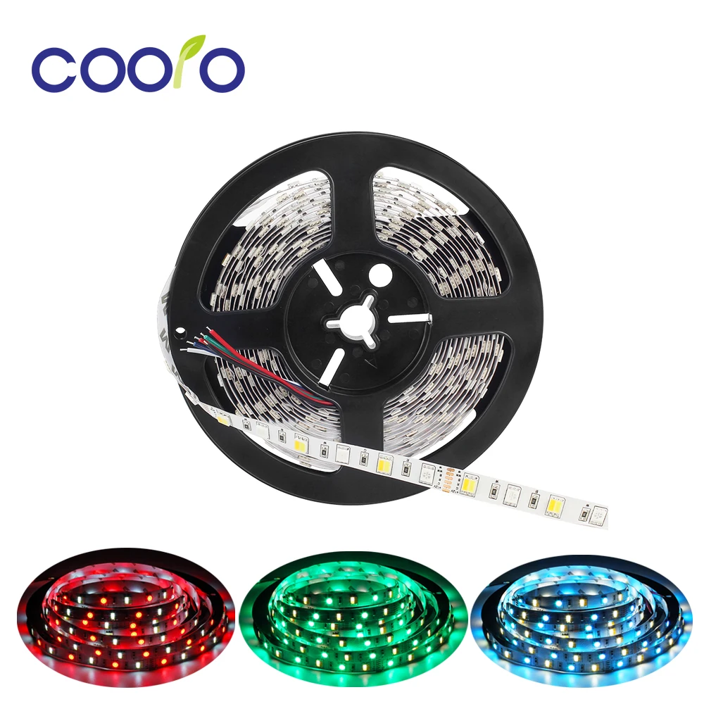 #cheap 5M LED Strip Light RGB CCT 5050 SMD Led Tape Non waterproof Led Stripe Light Decoration Lights 12V 24V