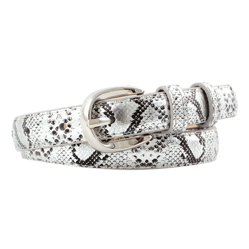 Women Man Unisex Vintage Leather Snake Buckle Leisure Belt Trouser Accessories Fashion Waistband Mini Belt 30AP10 (5)