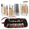 27Pcs DIY Arts Crafts Clay Sculpting Tools Set Modeling Carving Tool kit Pottery & Ceramics Wooden Handle Modeling Clay Tools ► Photo 1/6