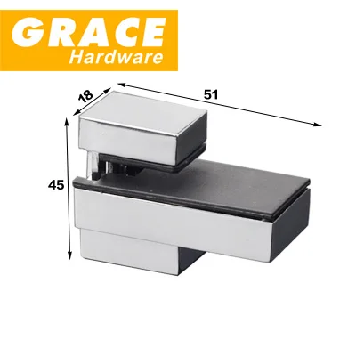 

F Type Adjustable Clamp Board Glass Clamp Hardware Glass Shelf Glass Bracket Plate Clip Parts
