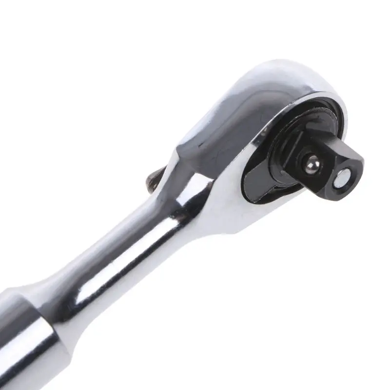 HAIK De Cambio r/ápido Llave de Tubo de 1//4 Pulgadas de Doble Disco Cabeza Mini Carraca Puntas de Destornillador Porta-Herramienta Robusta de trinquete Asas de Doble Recubrimiento