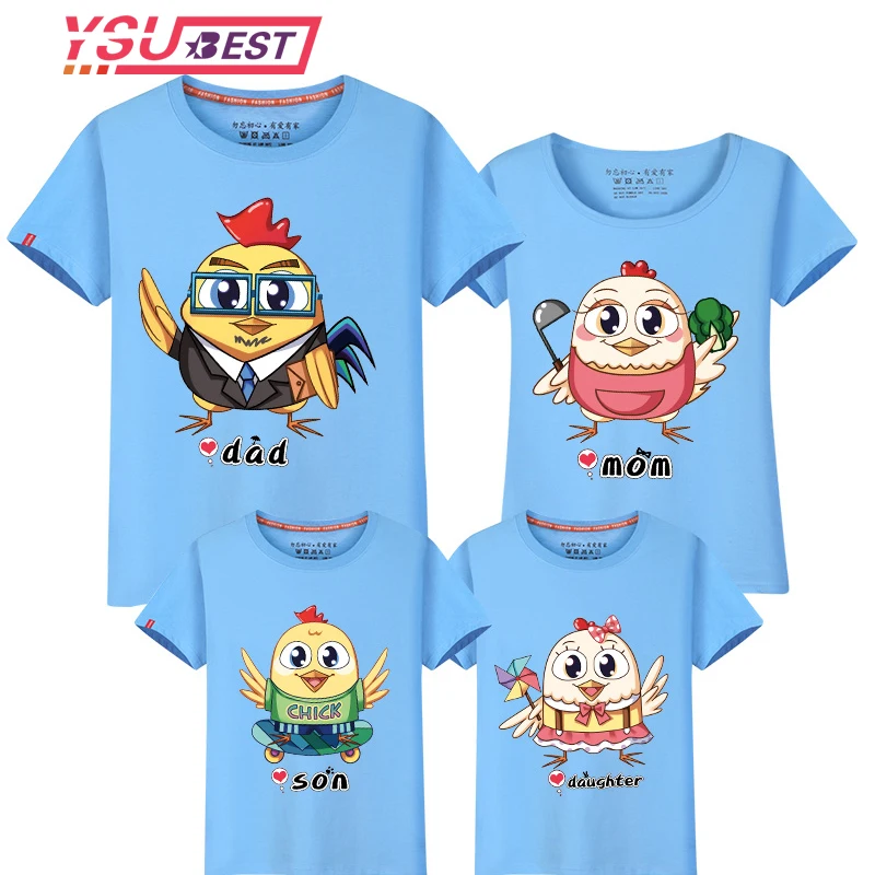 Family Matching Clothes 2019 Leisure New Summer Cotton T Shirts Boy For Father Mother Son Daughter Outfits Look huismerk kopen in de aanbieding Family Matching Clothes 2019 Leisure New Summer Cotton T Shirts Boy For Father Mother Son Daughter Outfits Look huismerk kopen in de aanbieding
