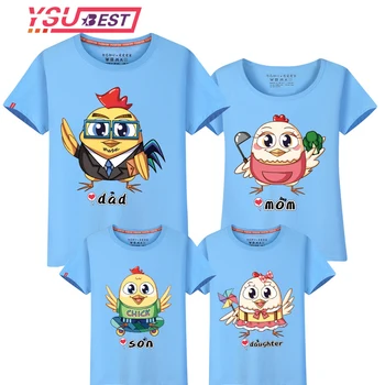 

Family Matching Clothes 2020 Leisure New Summer Cotton T-shirts Boy for Father Mother Son Daughter Family Matching Outfits Look