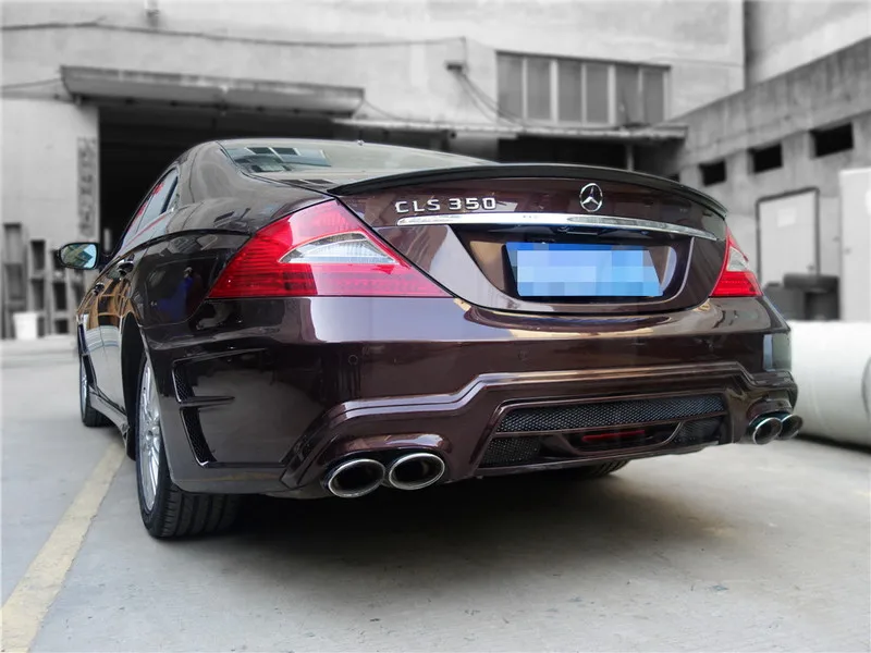 2005-2010 Mercedes Benz W219  CLS Sedan Wald Black Bison Edition Style Rear Bumper FRP (15)