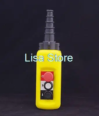 Good ITEM 2Speed Hoist Crane 2 Pushbutton Pendant Control Station With E stop XAC 2913 FREE