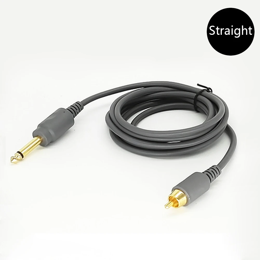 3 типа 2 м тату машина зажим шнур RCA & аудио интерфейс двойной медный провод крюк