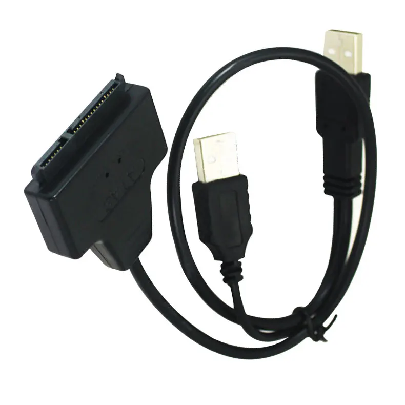 Кабель адаптер USB 2 0 для Sata Serial ATA 15 + 7 22p 5 дюймового жесткого диска ноутбука