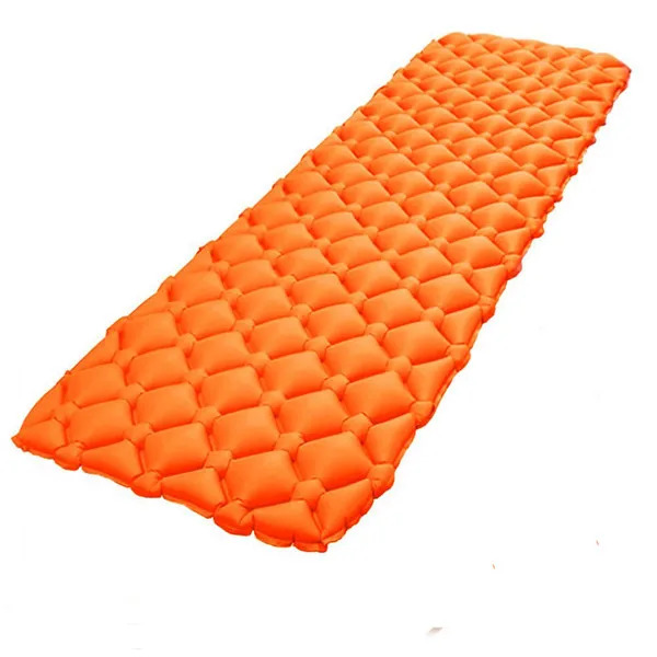 Наружный туристический коврик из нейлона ТПУ 192*60*5,5 см, воздушный матрас, Ультралегкая надувная кровать для пешего туризма, пикника, пляжной палатки, спальной кровати - Цвет: orange