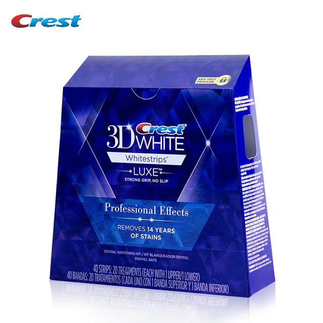 crest 3d white Bandes Blanches de Luxe pour Blanchiment des Dents