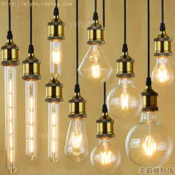 4 Вт E27 220 В для декора светодио дный Bombilla лампада Эдисон лампа свет Винтаж ампулы Decoratives T10 G80 G95 ST64 T225 T30