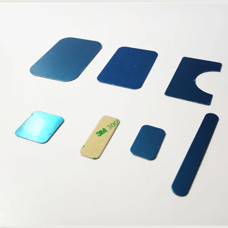 

5pcs/lot18 size Universal Rectangle Round Metal Plate disk iron sheet for Magnet Magnetic Car Mobile Phone Stand Holder