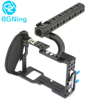 

Camera Cage for Sony A7 Series Mirrorless System Camera A7S A7R Protective Case with Handle Grip Kit