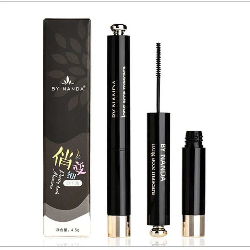 

3D Fiber Lashes Mascara False Eyelashes Waterproof Volume Curling Slim No Blooming Brush Tool @ME88