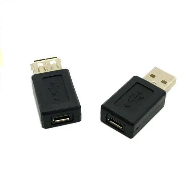 1 шт. USB 2 0 A Type Male to Micro 5pin Female & Extension Adapter Black Adapter|Компьютерные кабели и разъемы| |