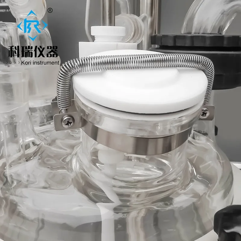 Китай Стеклянный химический реактор производитель 20L лабораторная стеклянная колба для опытов с высоким содержанием боросиликата gg3.3 стеклом с тефлоновое уплотнение
