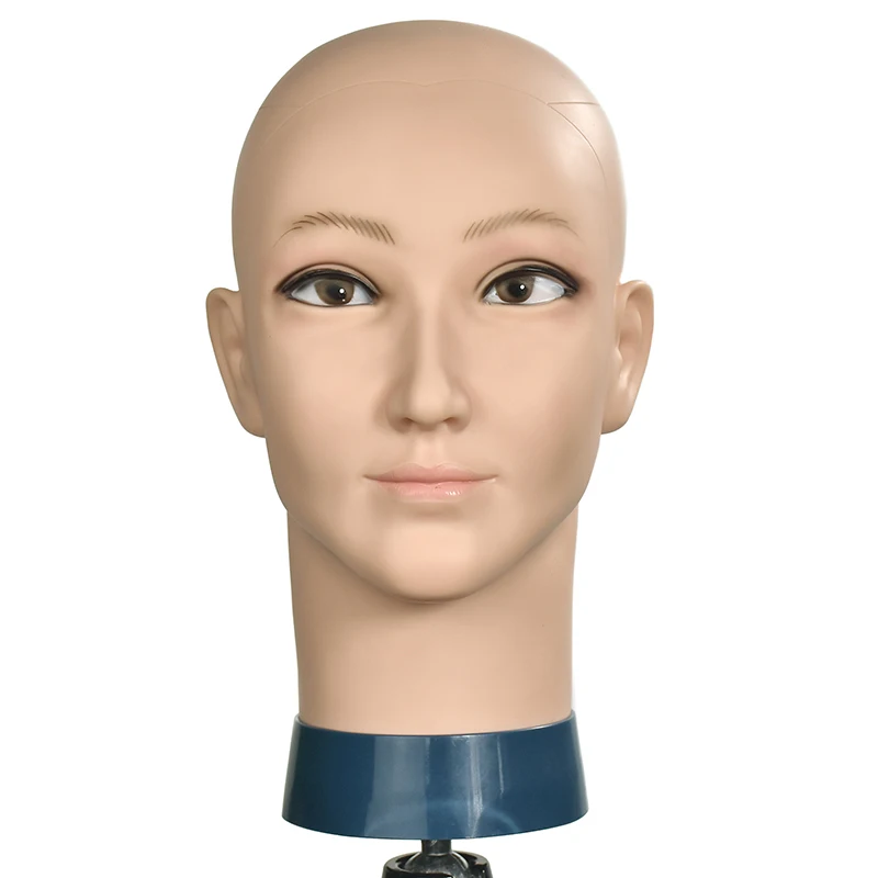 

Male Manikin Model Wig Making Styling Practice Hairdressing Cosmetology Bald Mannequin Head Hat Head wear Display Make Up Tools