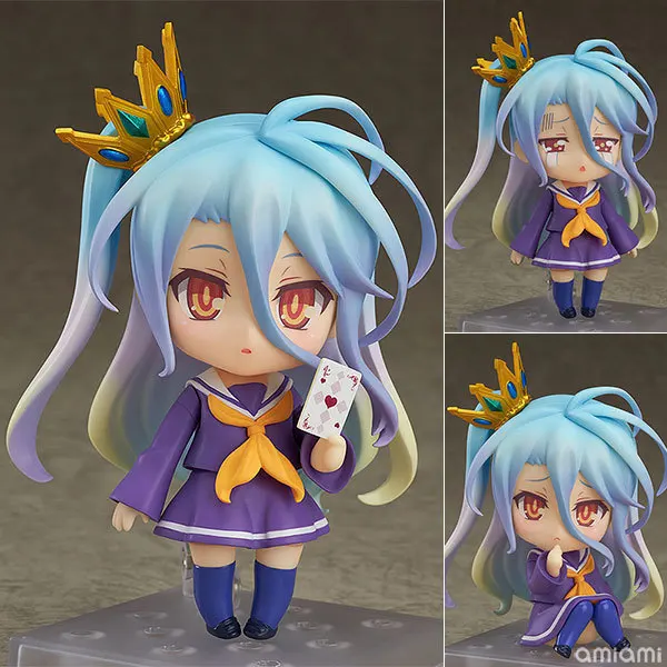 Продажа Нет игры нет жизни Shiro версии аниме фигурку ПВХ Новая Коллекция цифры игрушечные лошадки коллекция для Рождественский подарок