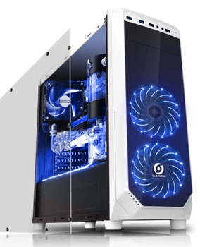 شراءI5/i7 Cpu 8/16 جيجابايت ذاكرة 120 جيجابايت/1 طن Ssd Lcd Tft شاشة Hd حجم 21.5/23.6/27 بوصة الكمبيوتر المكتبي Pc مع مياه التبريد حالة