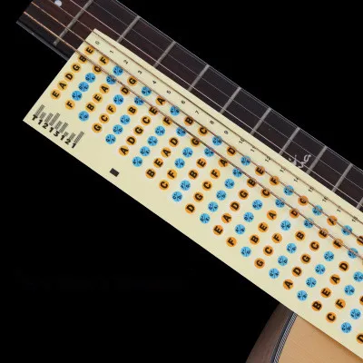 

2Pcs Guitar Fretboard Notes Map Labels Sticker Fingerboard Fret Decals for 4 String Acoustic Electric Guitarra Accessaries