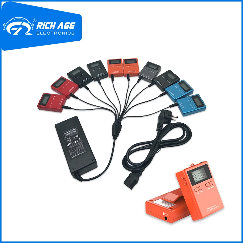 

RichiTek Audio Equipment Tour Guide System Mini 1 Transmitter+9 Receivers For Museum With Condenser Microphone
