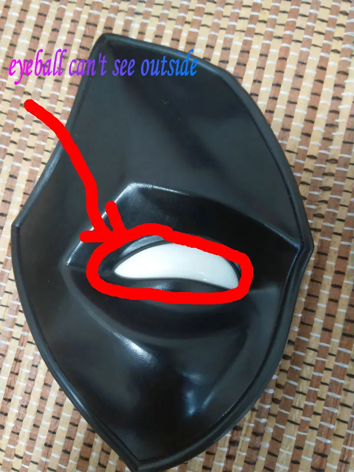 New Marvel Halloween Deadpool Costume Lenses Eyes Mask Frames Lens With ...