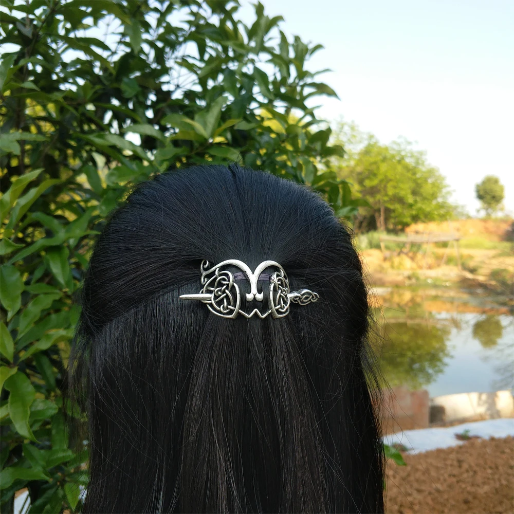 

1PCS Norse Viking Celtics Knotwork Hairpin Hair Jewelry For Women Hair Sticks