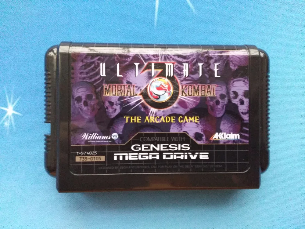 Игра MD: Ultimate Mortal Kombat 3 аркадная игра (японская версия!)|Игры для консолей| |