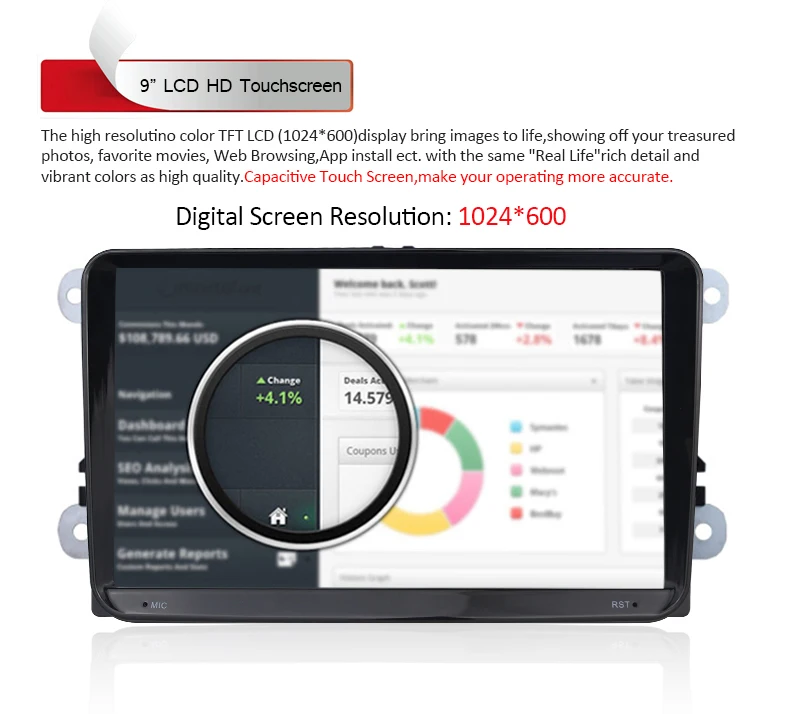 Clearance 9" Car GPS Navigation Car Radio Audio Android 8.1 For VW Skoda Seat Scirocco T6 Transporter EOS Bora Amark Passat B6 B7 CC Golf 6