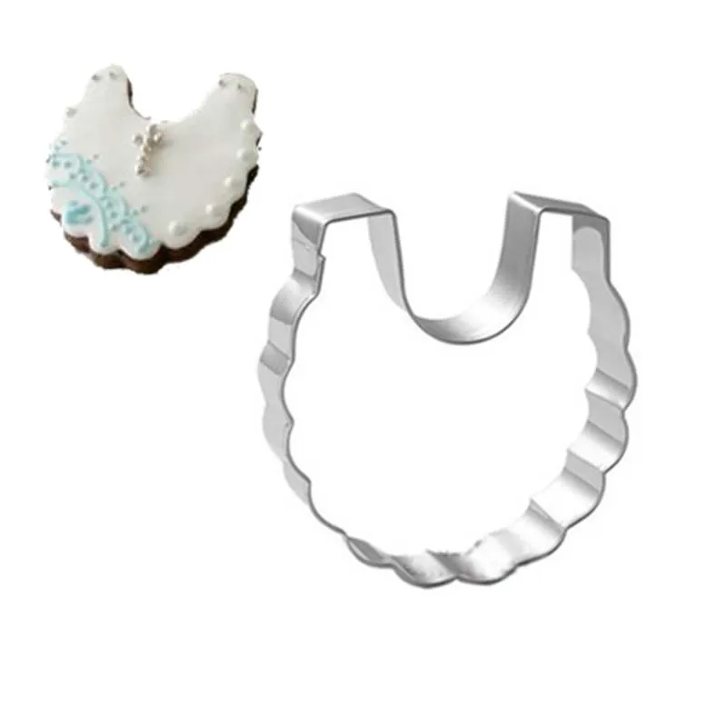 2019 Creative Cookie Cutter Mold Apron Shaped Stainless Steel Biscuit