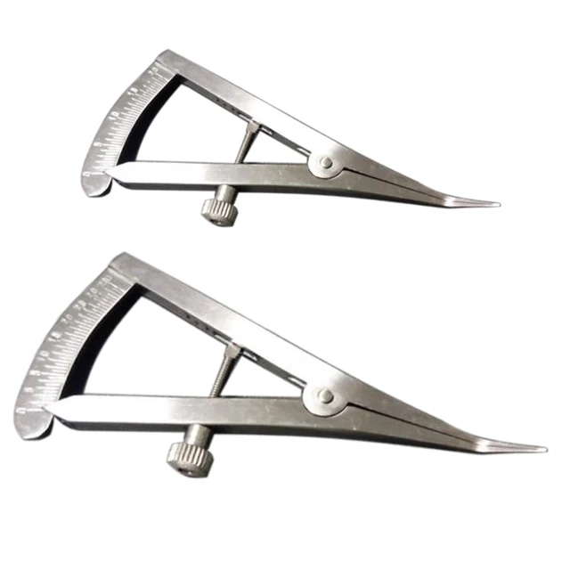 1 PCS Metal Dental Gauge Caliper Dental Caliper Elbow Dental Lab