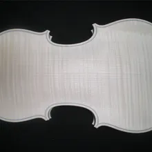 1 шт. новая белая скрипка европейская деревянная цельная Кленовая задняя ель Топ черное дерево гриф 4/4 EU5301