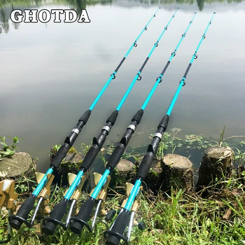 

GHOTDA Baitcasting Lure Fishing Rod 1.5m 1.8m Casting Hard Fishing Pole