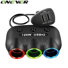 12 V-24 V 5 V/2.1A 120 Вт многофункциональная розетка Авто разветвитель автомобильного прикуривателя USB Мощность адаптер Зарядное устройство с переключателем Зарядное устройство для iPhone