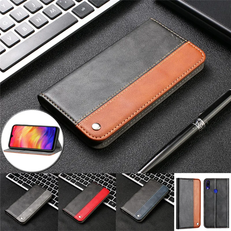 

High Quality PU Leather Case for XiaoMi RedMi Note 7 Pro Note 6 Pro Wallet Flip Stand Phone Cases for RedMi 6A 6 Pro 5A Cover