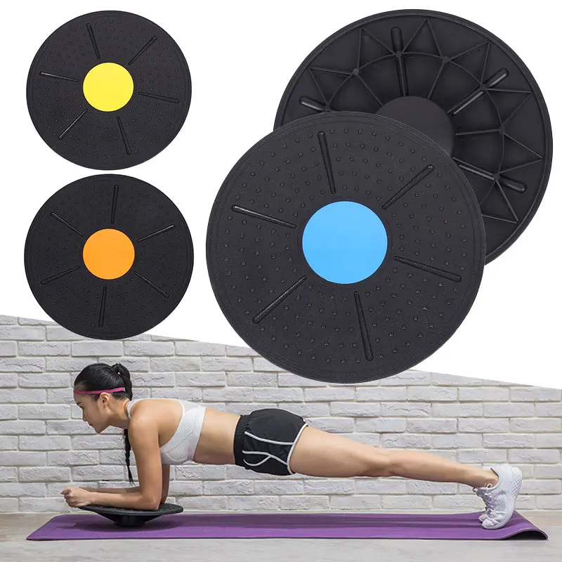 Universal Plastic Waist Twisting Wobble Balance Board Stability Training Fitness Tools Home Training Equipment