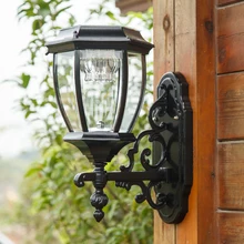 Дневной свет солнечный садовые фонари Уличные настенные лампа настенная лампа свет зондирования супер яркая лампа Водонепроницаемая Бытовая Солнечная FG209