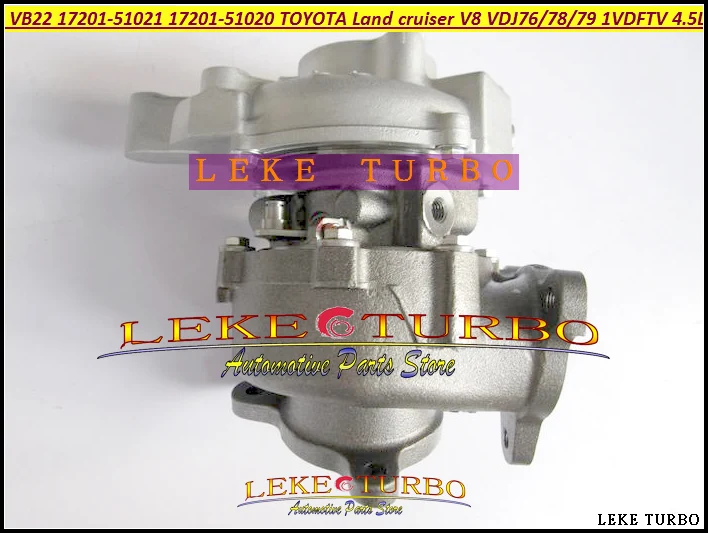 Turbo VB22 17201-51021 17201-51020 For TOYOTA Land cruiser Landcruiser V8 VDJ76 VDJ78 VDJ79 1VD-FTV 1VDFTV 1VD FTV 4.5L 261HP (4)