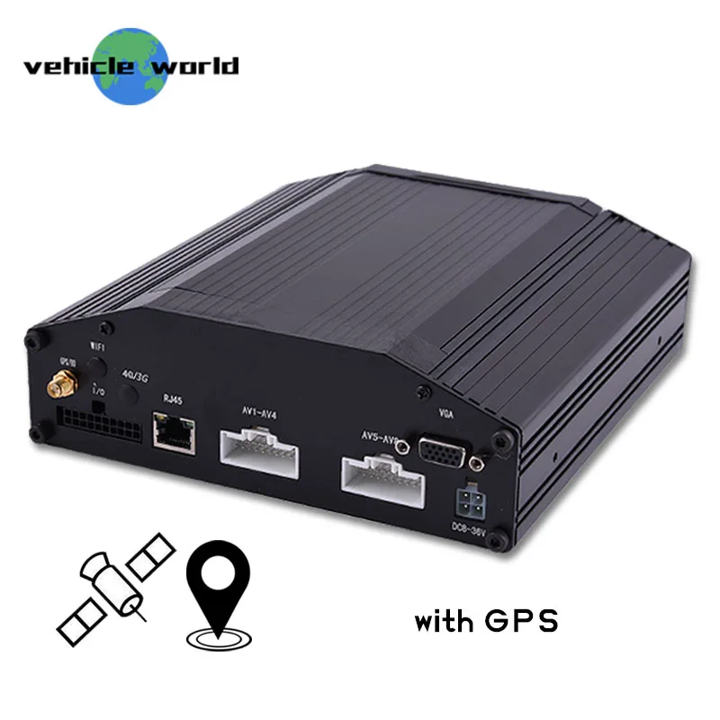 Мобильный автомобильный видеорегистратор 720 P жесткий диск gps 8ch плеер MDVR h.264 для
