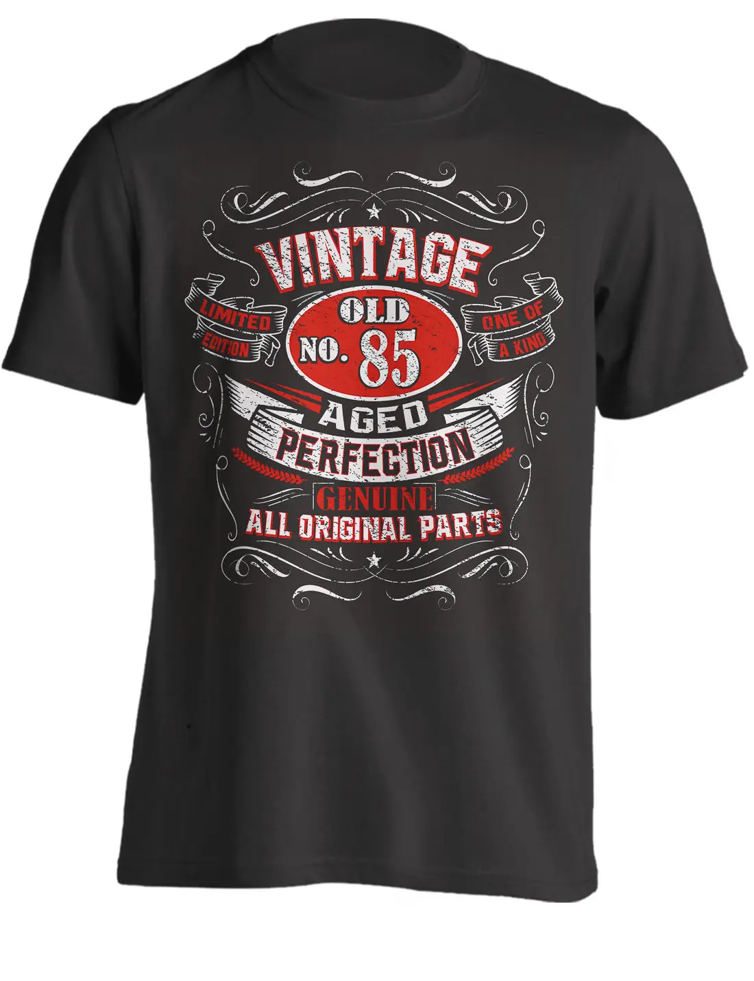 2019 100% хлопок футболки для мужчин винтаж 85-й подарок на день рождения рубашка для мужчин родился в 1933 Ретро стиль футболка