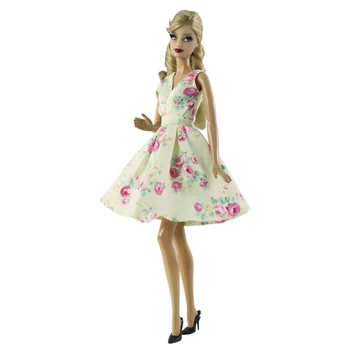 

Sleeveless Flower Costume Dress Dresses For 12inch Doll 1/6 Clothes Girl Toy