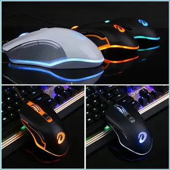 

EM905 Ergonomic USB gaming wired mouse Programmable 6 button 4000 DPI RGB LED Optical Gamer Mice For PC laptop Gamers Mause