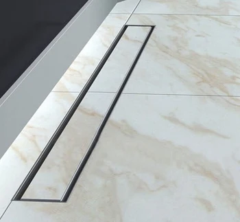 80ซม.หรือ100ซม.สแตนเลสเชิงเส้นท่อระบายน้ำฝักบัวอาบน้ำ800มม.ท่อระบายน้ำช่อง,ห้องอาบน้ำฝักบัวท่อระบายน้ำชั้น,ประตูท่อระบายน้ำ DR128 1