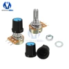 Uds WH148 resistencia conicidad lineal potenciómetro giratorio de mando 1K 2K 5K 10K 20K 50K 100K 250K 500K Ohm 1M para Arduino ► Foto 3/6