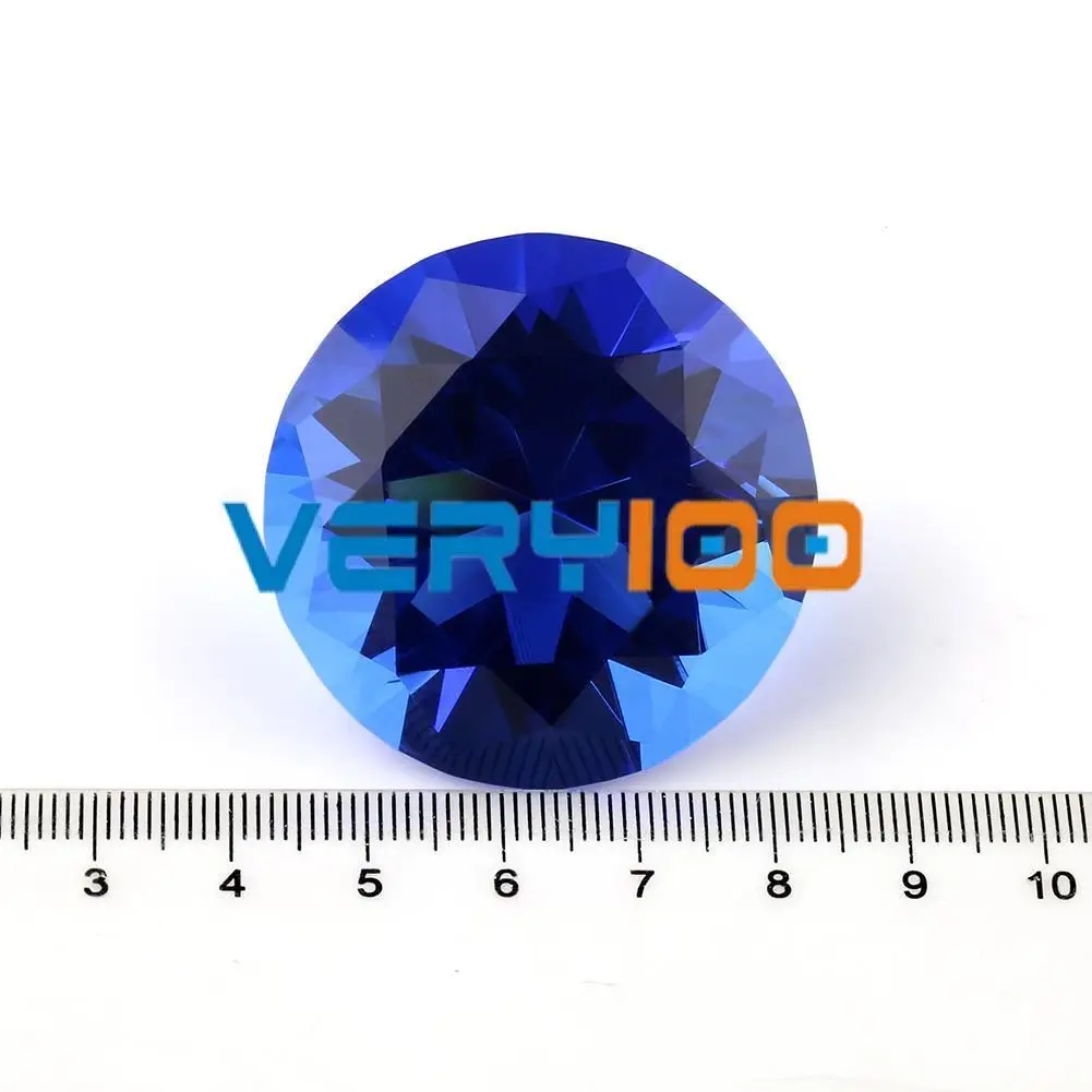 10 шт. 40 мм голубой кристалл Алмазы форма пресс-папье из стекла драгоценный камень дисплей подарок орнамент