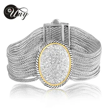 

UNY Fashion Bracelets design Inlay Circular Bracelet pattern personality Bracelets bangle jewelry Vintage Bracelets pulseras