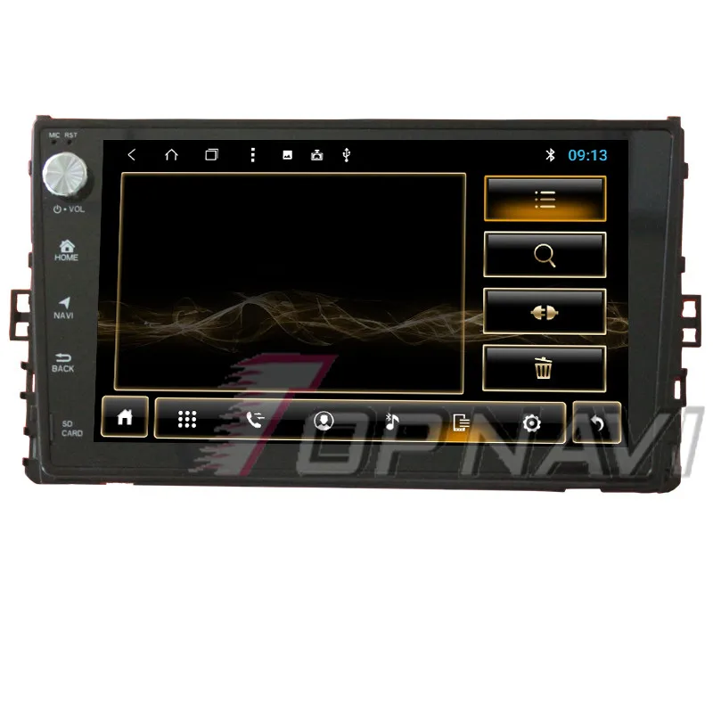 Topnavi " HD 1024*600 Octa Core Android 8,1 автомобильный мультимедийный плеер для VW универсальный Авторадио gps навигации аудио стерео NO DVD