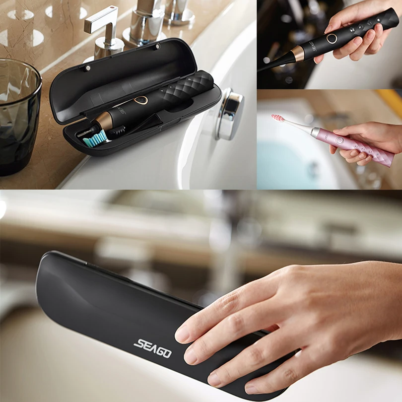 SEAGO Electric Toothbrush Cover Portable Case for SG986/SG987 Durable Travel Case Anti-Dust Box Storage Case for Business Trip SEAGO Electric Toothbrush Cover Portable Case for SG986/SG987 Durable Travel Case Anti-Dust Box Storage Case for Business Trip