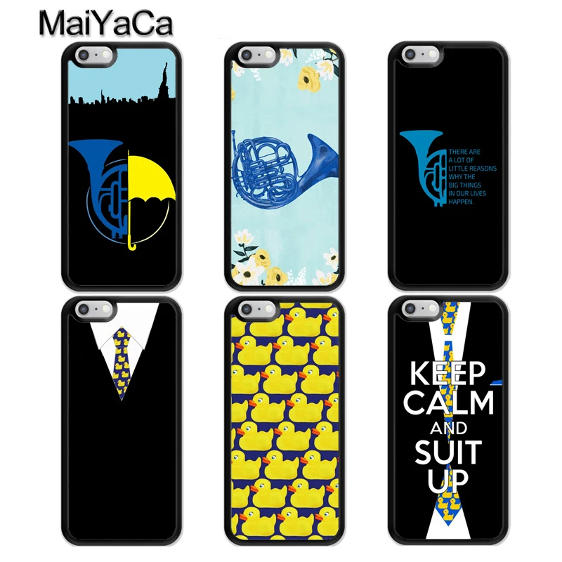 

MaiYaCa HIMYM Blue French Horn Duck Tie Phone Case For iphone 11 Pro MAX X XR XS MAX 6 6S 7 8 Plus 5 5S TPU Back Cover Fundas