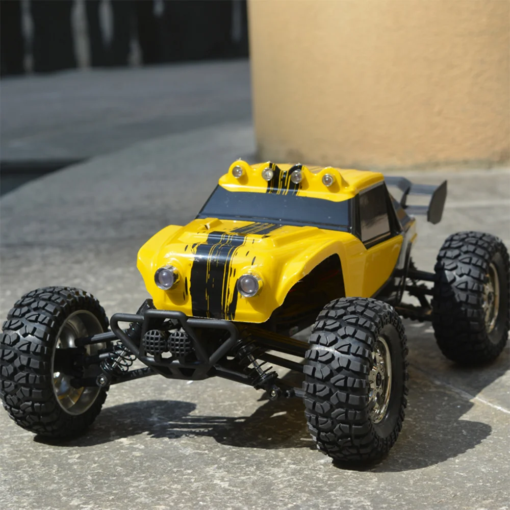 12891 1/12 RC автомобиль 4WD 2,4 г водостойкий Рок Гусеничный пустынные автомобили Внедорожные багги RTR внедорожник Радиоуправляемая машина со светодиодный огнями