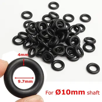 

60pcs Rubber Tyre Tire Changer Foot Pedal Air Control Valve Seal Ring 9.7x4mm